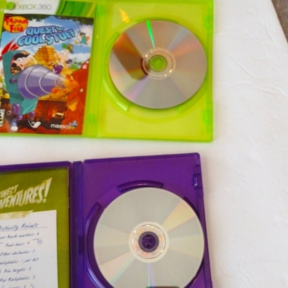 Xbox 360  Phineas and Ferb and Kinect Adventures Bundle of 2 games - Picture 4 of 4